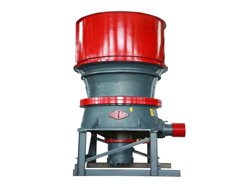 Drtič hydraulického kužele s jedním válcem